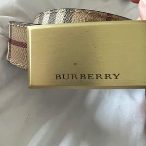 Mens Burberry belt